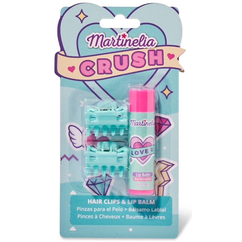 Set 2 pinzette per capelli e balsamo per labbra