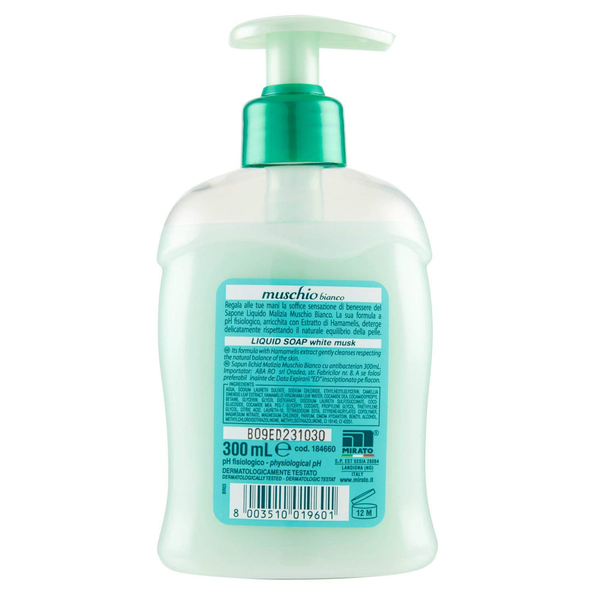 Malizia - Sapone Liquido Muschio 300Ml