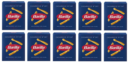 Barilla 10 x casarecce No. 287 Italian Pasta 500 g Pack