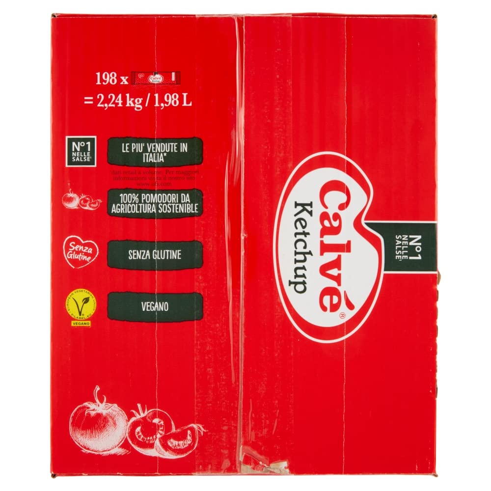 Calvè Ketchup monodose in bustina - 198X10 ml