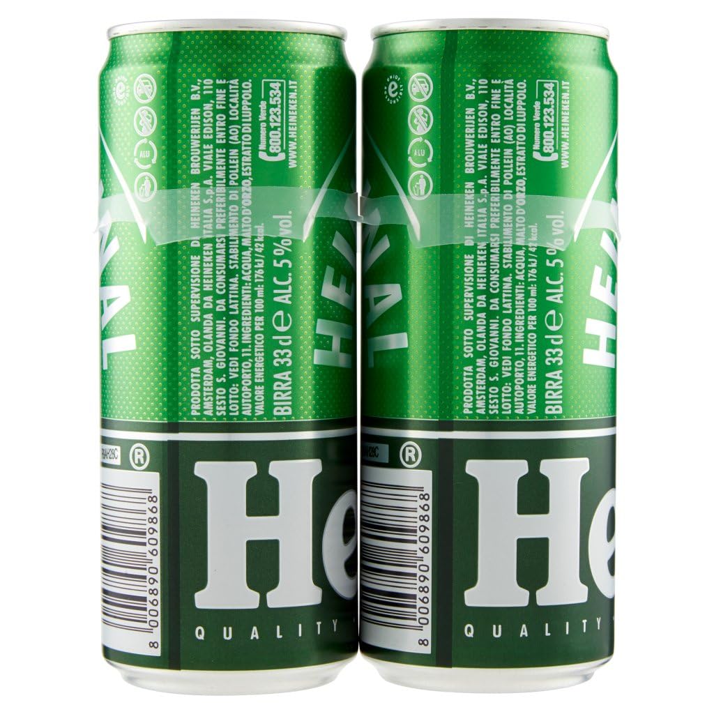 Birra Heineken 24 lattine da 33cl