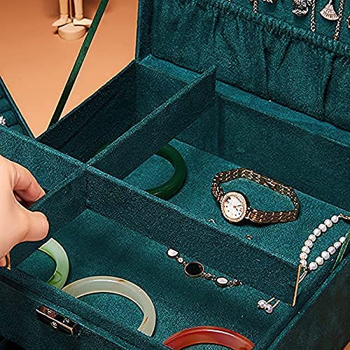 WERYU Jewelry Box Pendant Necklace Ring Diamond Ring Bracelet Gift Storage Box