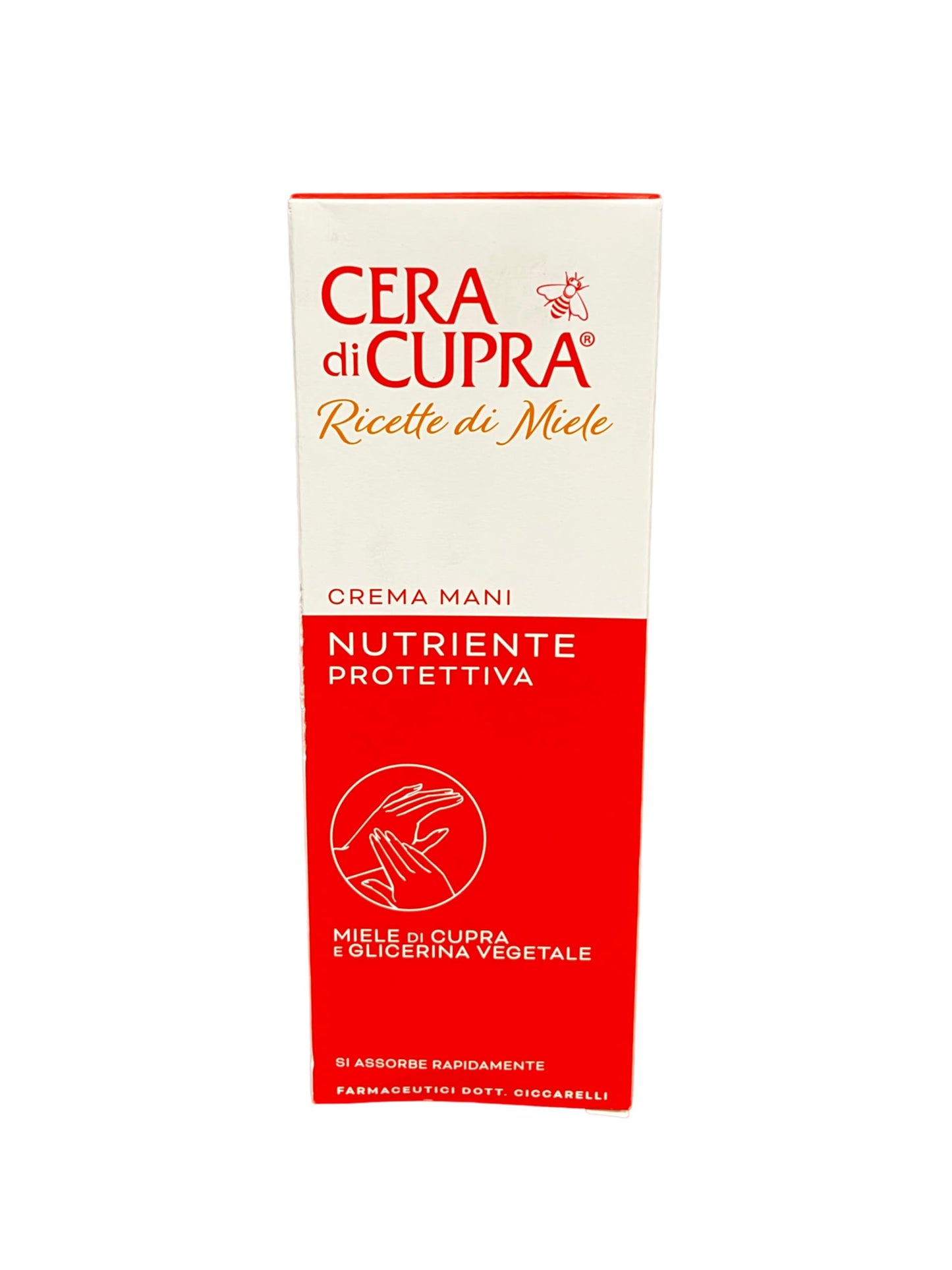 12 X Crema per le Mani Cera di Cupra Hand cream Cera Vergine d'Api Idratante