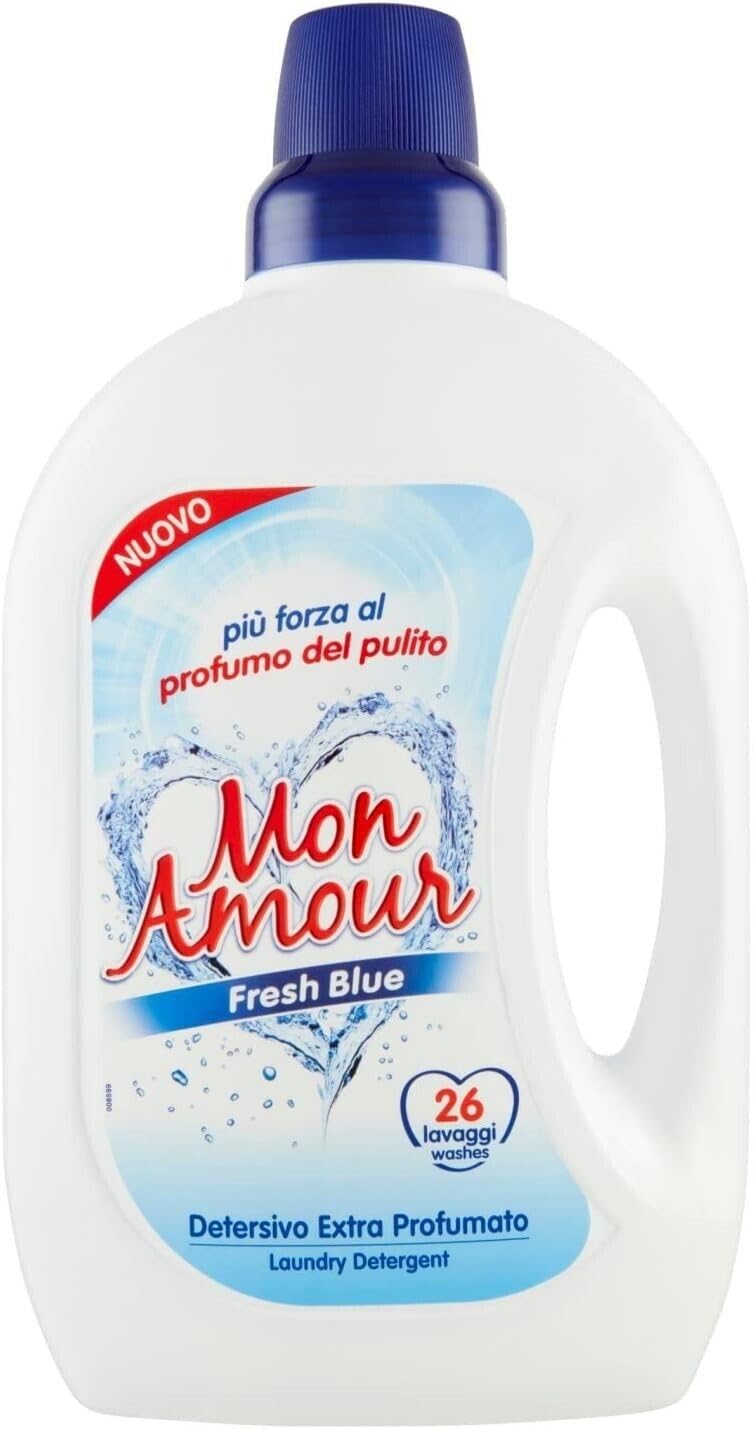 FELCE AZZURRA Mon Amour Fresh Blue Detersivo, detersivo liquido 26 lavaggi, 1,560 l