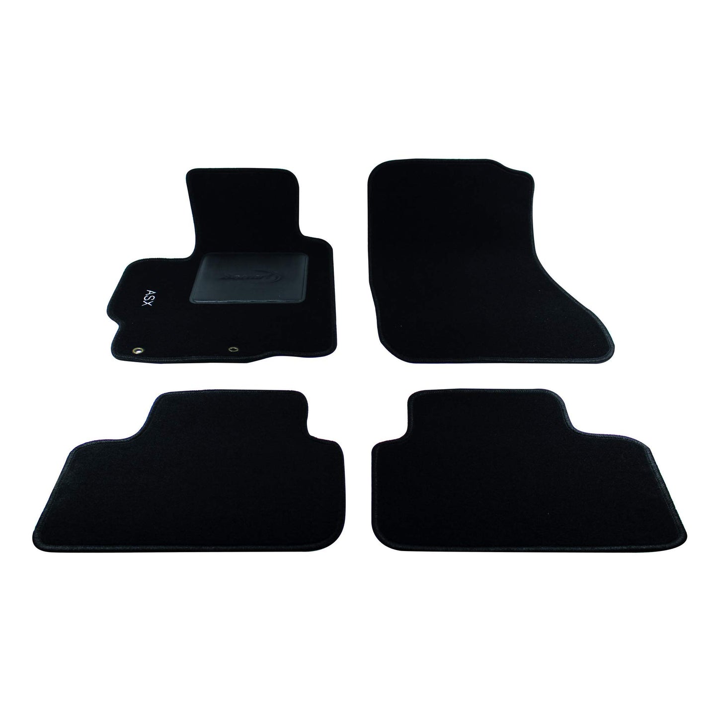 Bottari 39064 Set Tappeti Auto su Misura in Moquette, Nero, 4 Pezzi