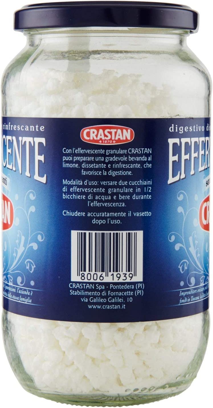 6 X Crastan limone rinfrescante digestione con profumo di limone 250 gr