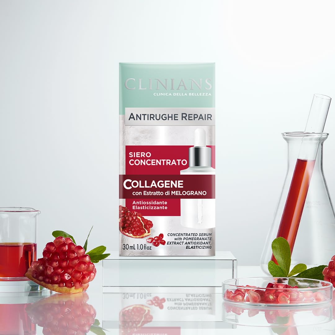 CLINIANS | Antirughe Repair Siero Concentrato, Dermatologicamente Testato, Made in Italy, 30 ml