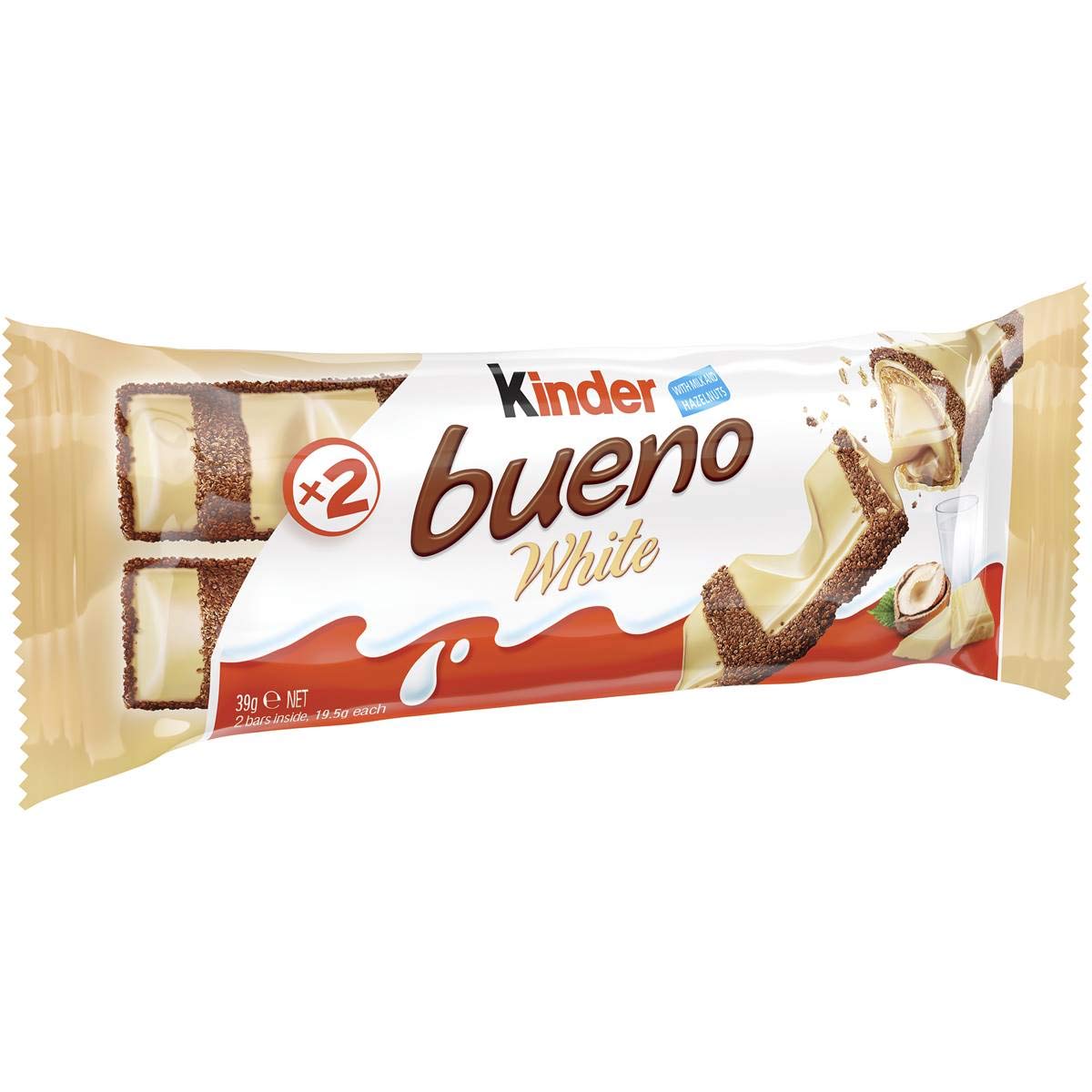 Ferrero, Kinder Bueno bianco, confezione da 30