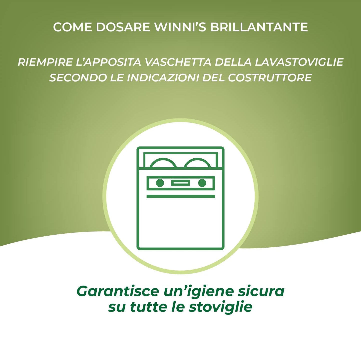 Winni's - Additivo Brillantante Lavastoviglie Ipoallergenico, con Estratto di Limone Bio, Contro Residui e Macchie, con Materie Prime di Origine Vegetale, 500 ml x 4 Confezioni