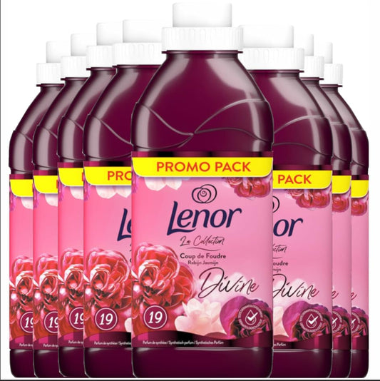 Lenor Robijn Jasmijn - Ammorbidente - Confezione risparmio 8x19 lavaggi