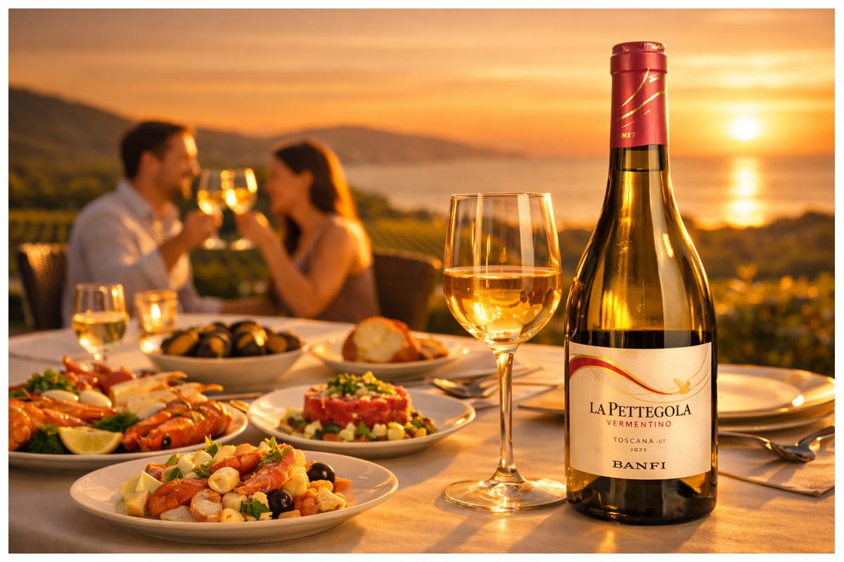 CG94 - La Pettegola Vermentino Toscana IGT 2025, Vino Bianco Italiano, Confezione Global Dream da 6 Bottiglie da 750ml