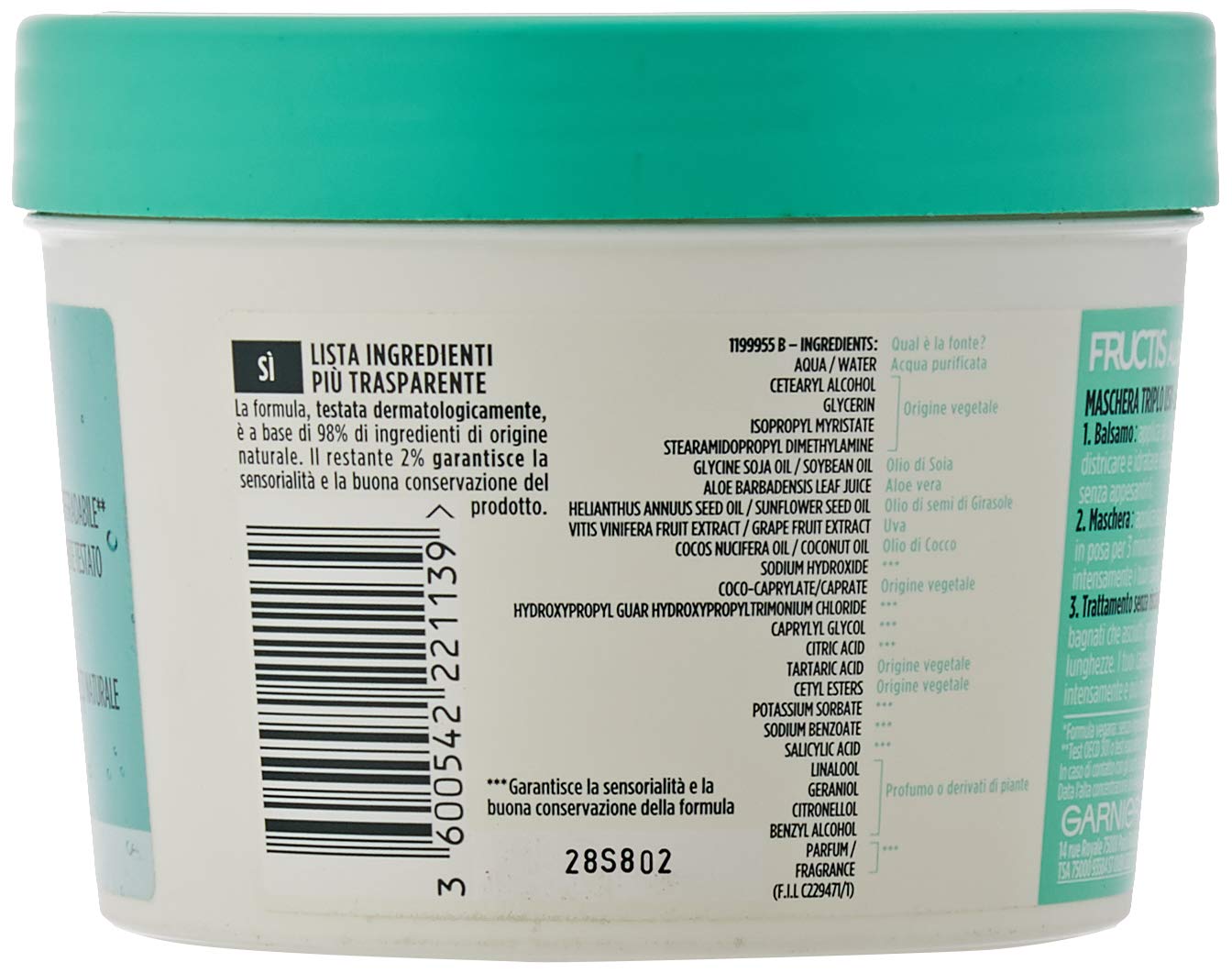 Garnier Fructis Hair Food Aloe Vera - 300 g