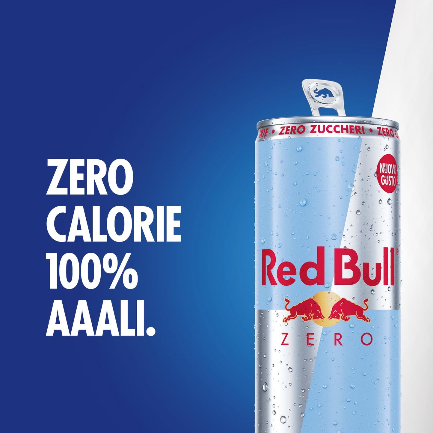 Red Bull Energy Drink, Zero Calorie, 250 ml (24 Lattine)