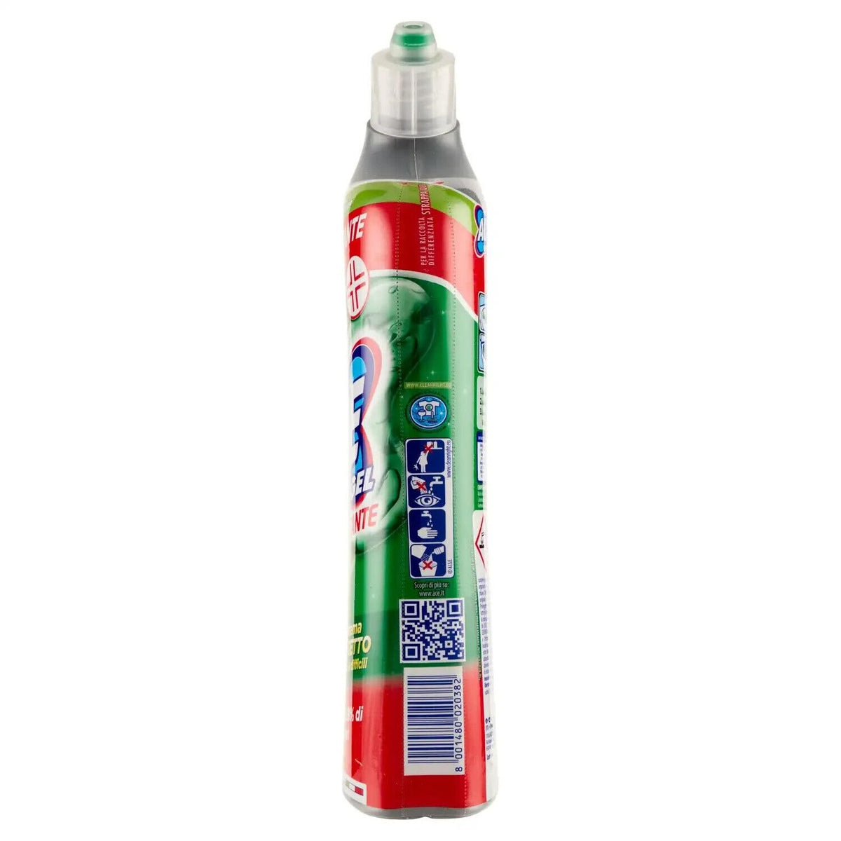 3x ACE Wc Gel Disincrostante,detergente per WC con sistema multigetto,700ml +1x Gingerino Recoaro Aperitivo Italiano 10cl IN OMAGGIO