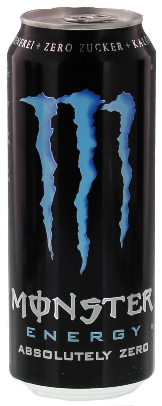 Monster Energy Drink 'Absolutely Zero' 12 X 0,5L Dose (Zucchero libero)