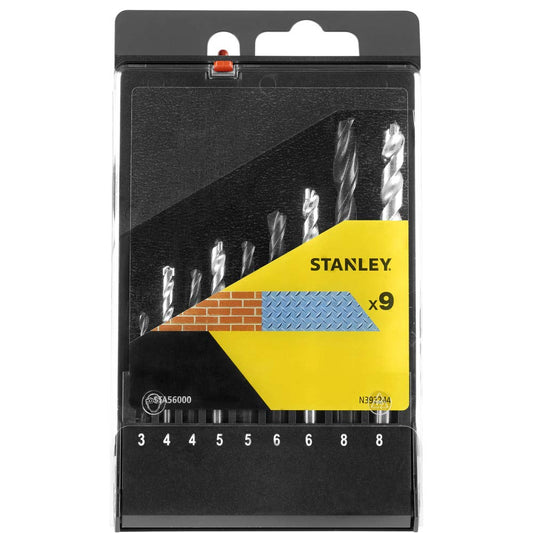 Cassette con 9 brocas combinadas HSS-R metal - Unid: 9