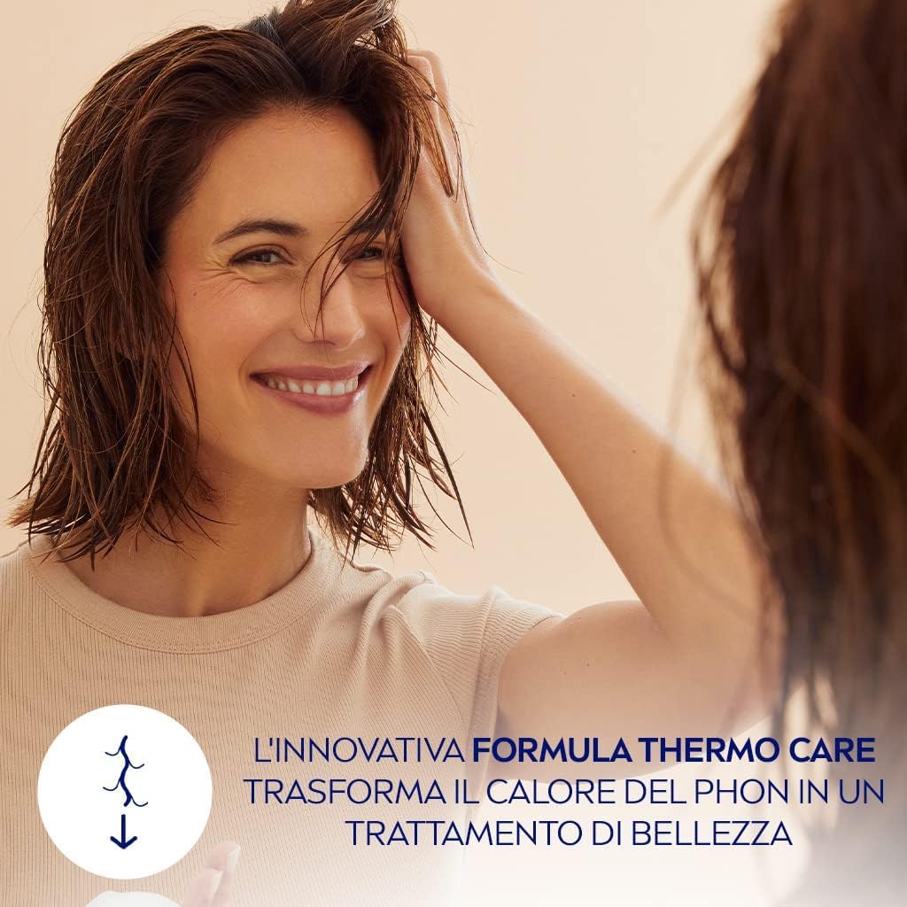 NIVEA Styling Mousse Flexible Curls&Care 4 x 150 ml, Spuma capelli ricci Extra Strong, Schiuma capelli con Vitamina B3, Mousse ricci che dona luminosità e morbidezza