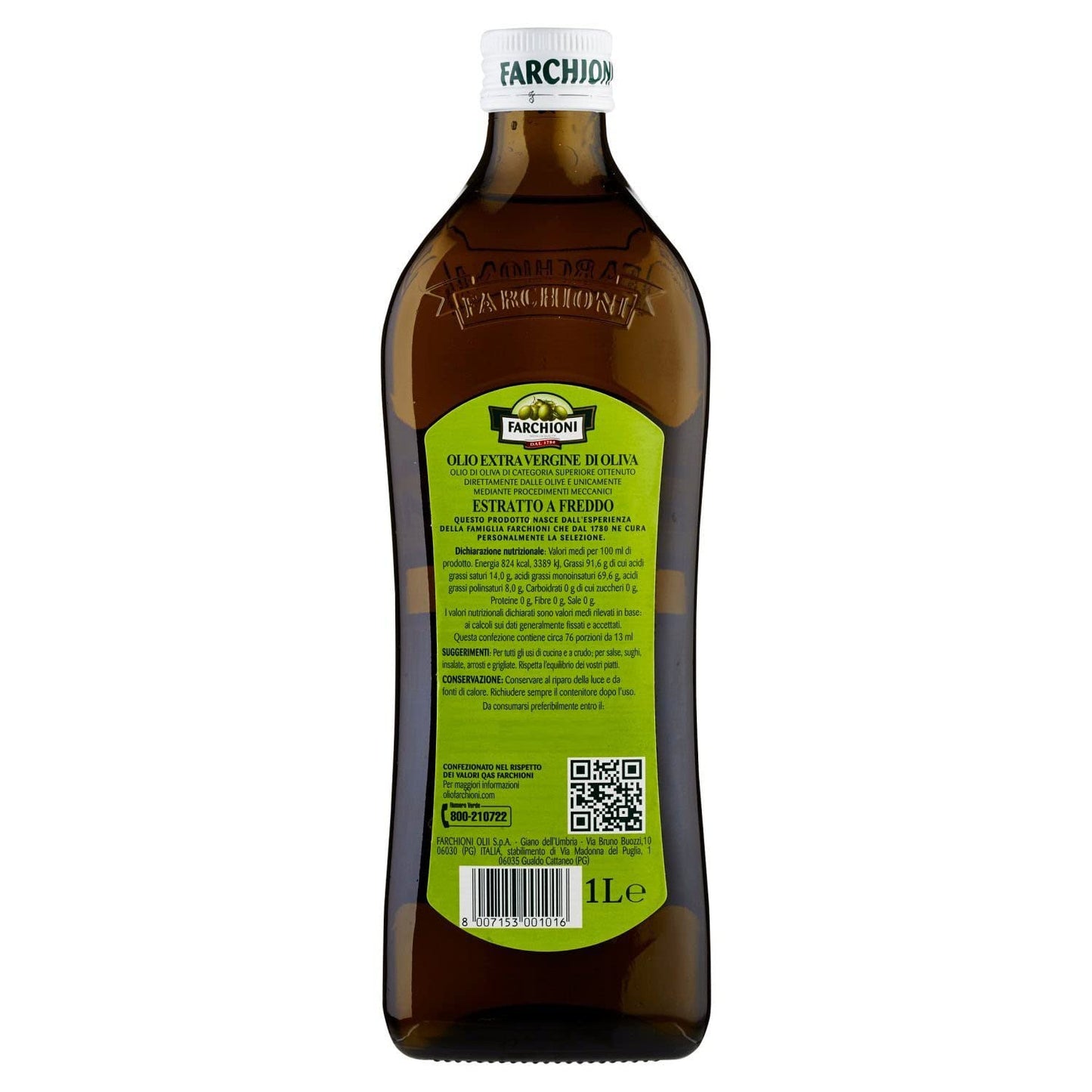 Farchioni Olio Extravergine D'Oliva (1L) (Confezione da 6)
