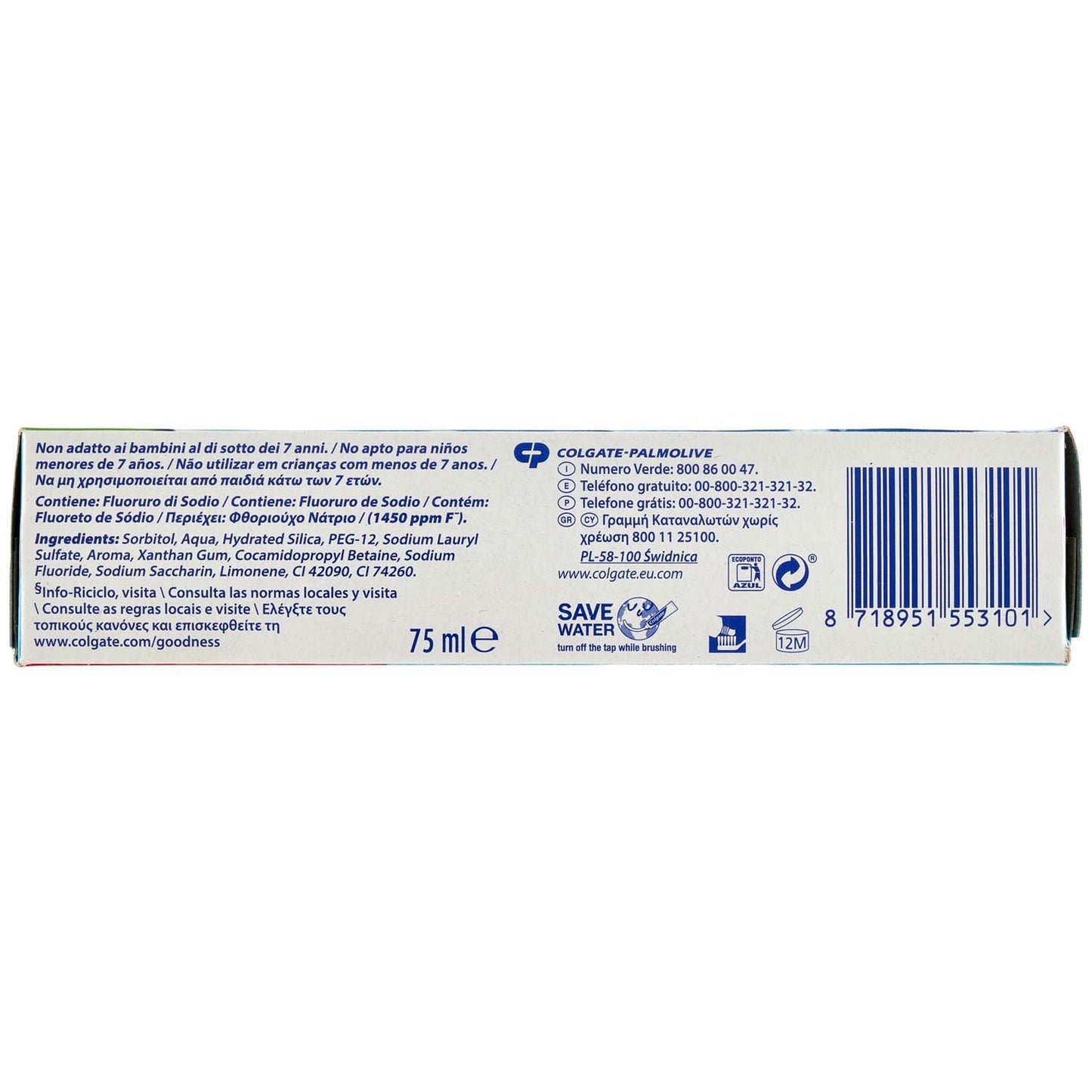 Colgate Dentifricio Max Clean Microgranuli Pulizia Profonda, 75ml