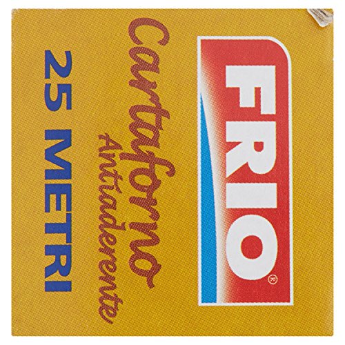 Frio - Cartaforno, Antiaderente, Per Tutti Tipi Di Forno, Anche Microonde - 12 confezioni da 25 Metri [300 Metri]