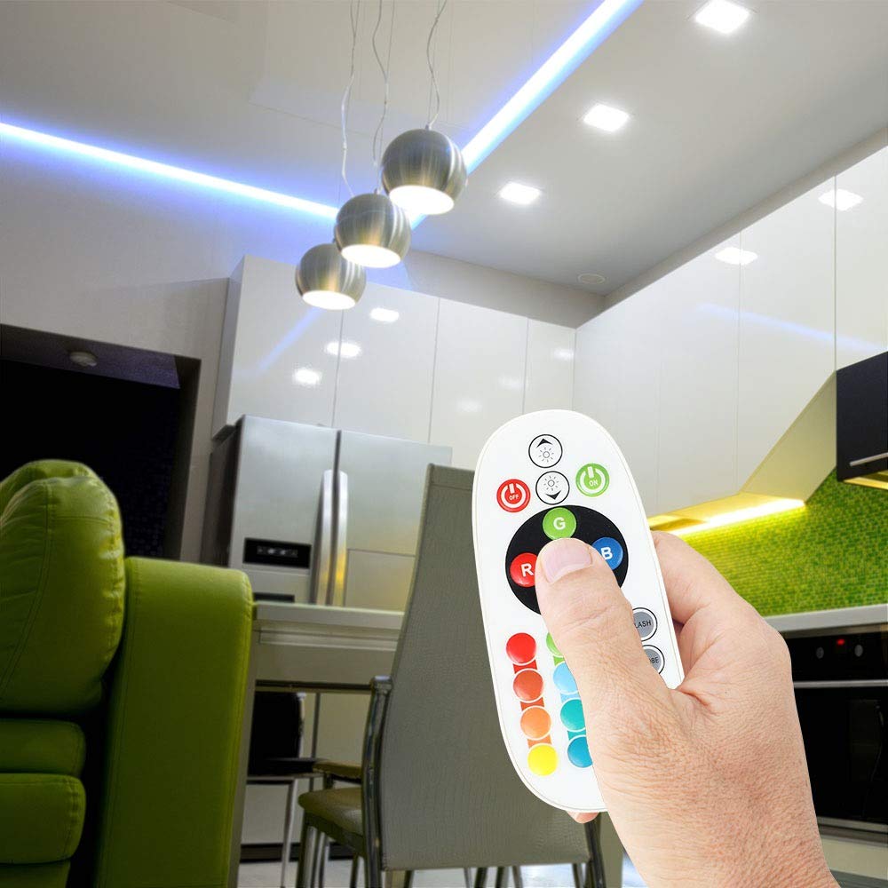 Controller Infrarosso Ir Striscia LED Rgb con Telecomando 24 Tasti