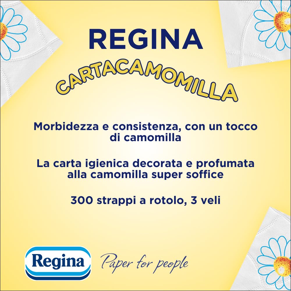 Carta Igienica Regina Cartacamomilla 6 rotoli