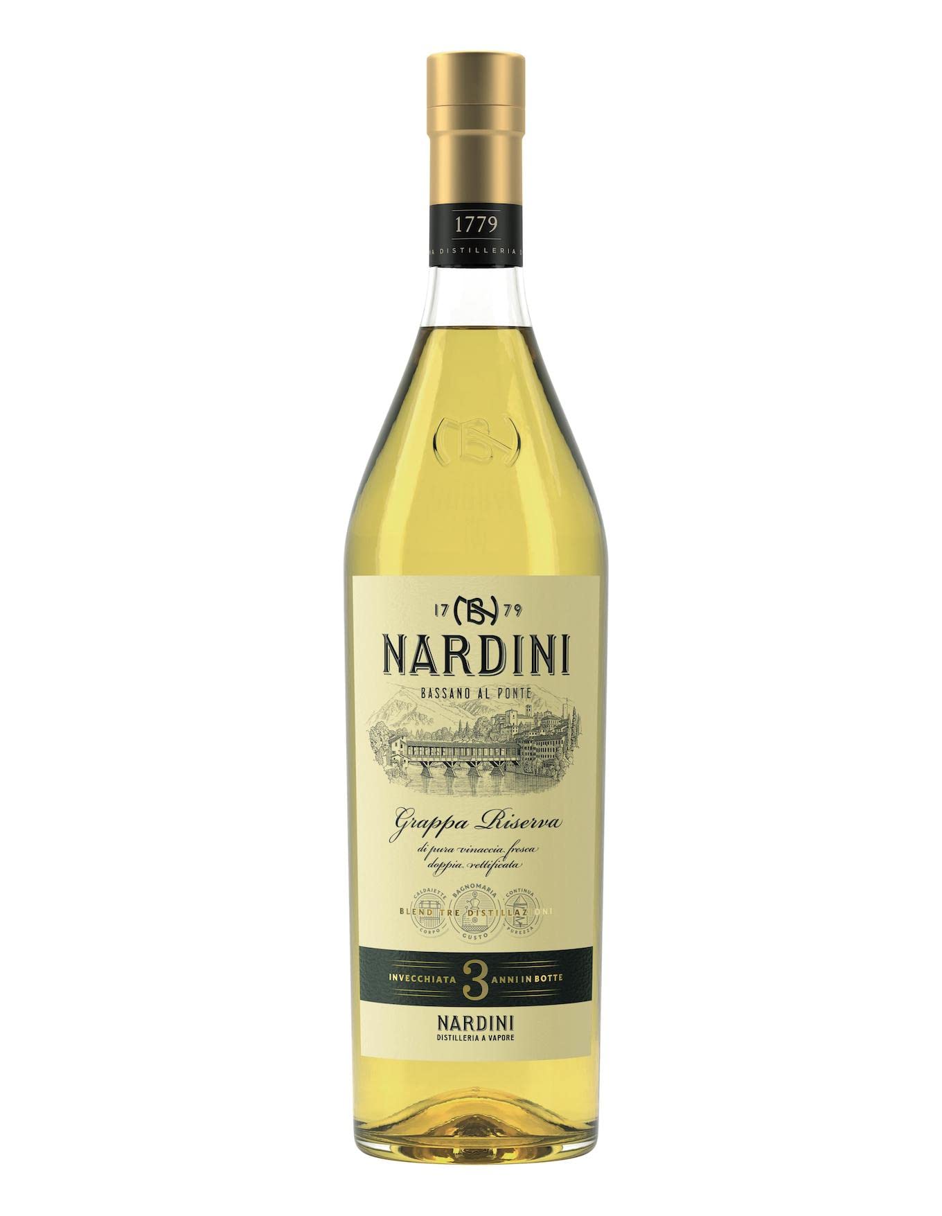 Nardini Grappa Riserva 3 Anni 50% vol 1 l