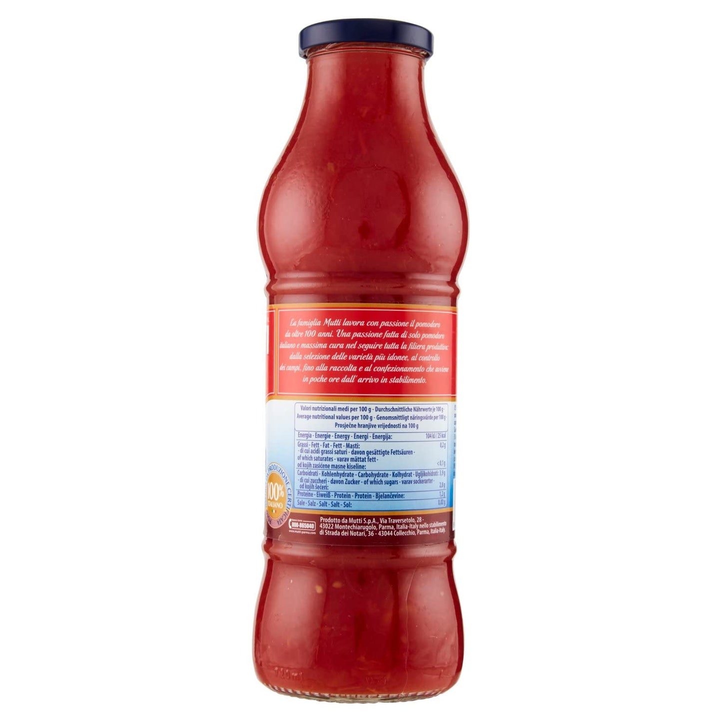 Mutti Polpa a Pezzi di Pomodoro, 690g