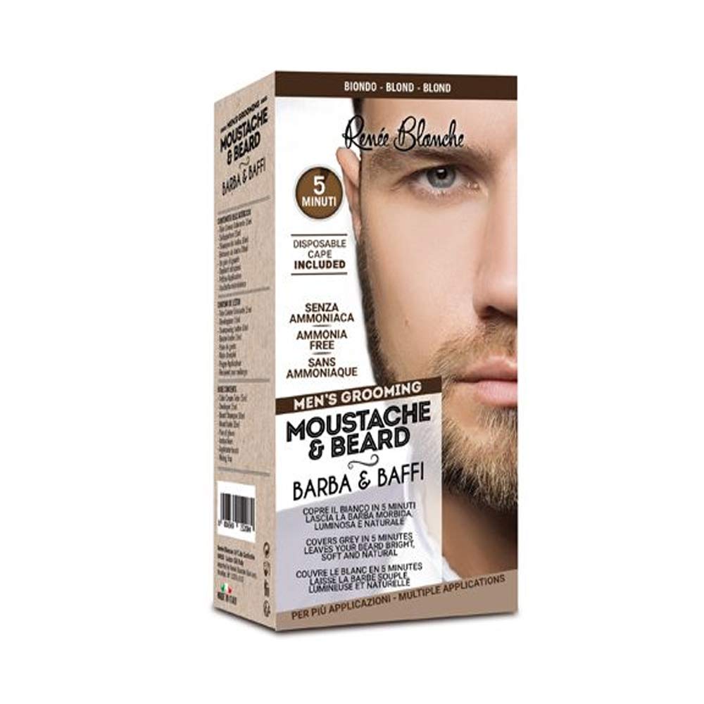Renee Blanche Colorazione Per Barba E Baffi Tintura Colore Biondo 2x20ml