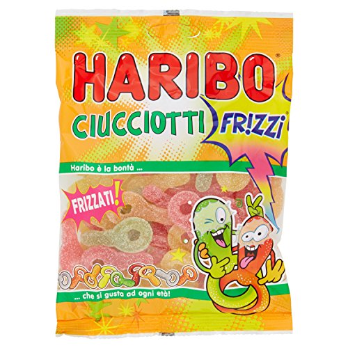 Haribo Ciucciotti Frizzanti Caramelle - Pacco da 12 x 200 g