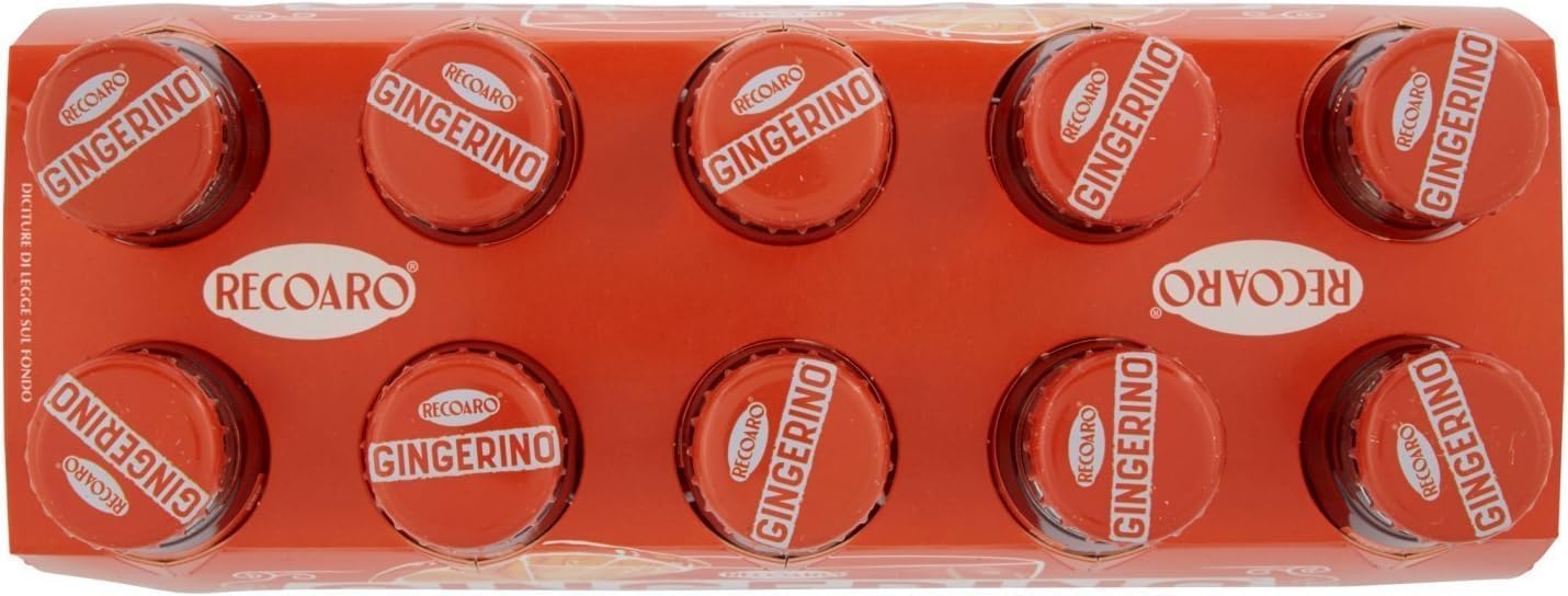 60x Confezione Prova San Bitter Rosso + Gingerino Recoaro Bevanda Analcolica Rinfrescante, Aperitivo Italiano, Bottiglia in Vetro da 10cl