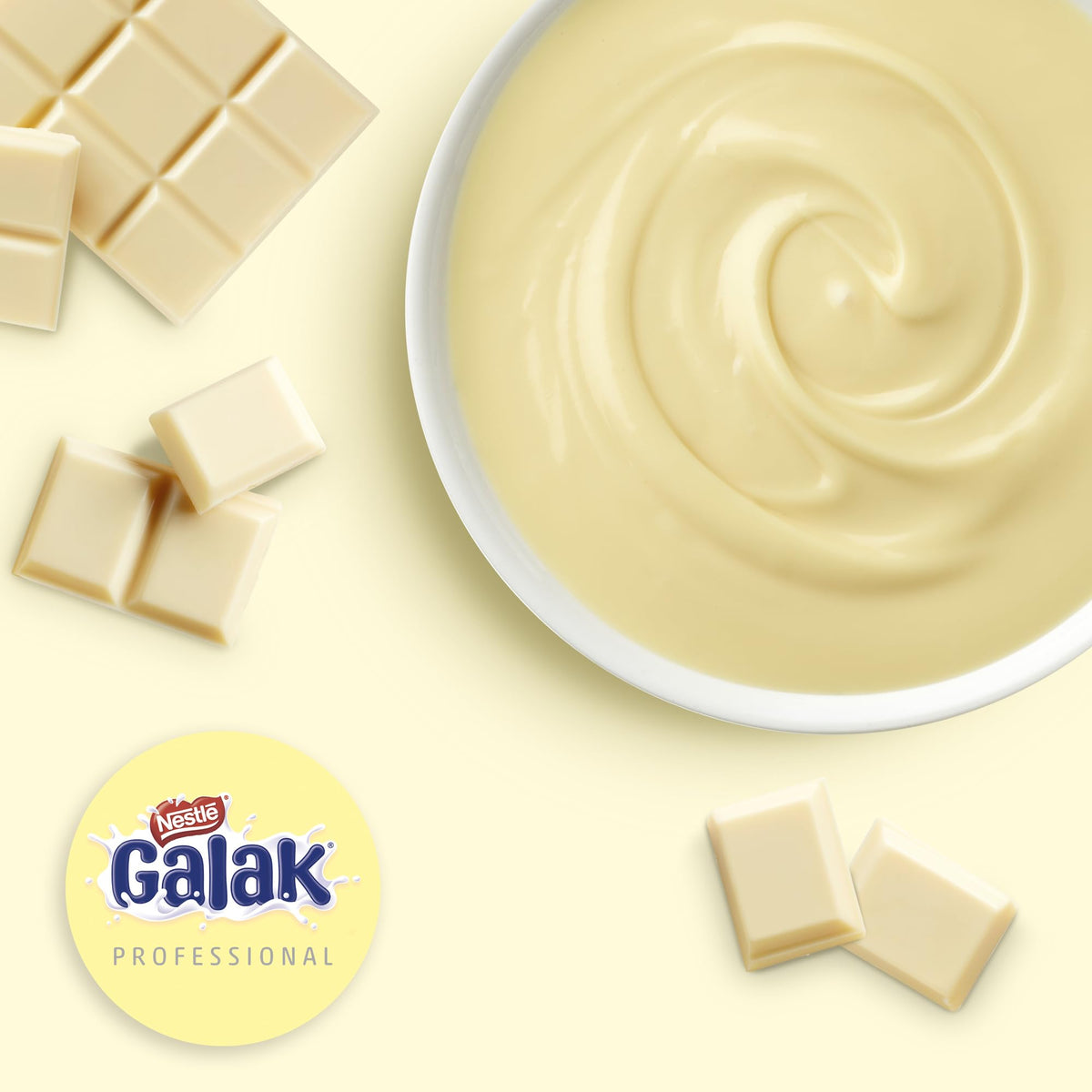 GALAK PROFESSIONALE Crema Spalmabile al Cioccolato Bianco, Secchiello 3kg