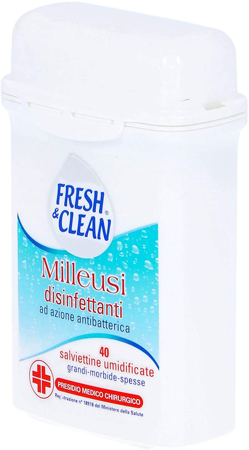 7 Fresh e clean salviettine disinfettanti