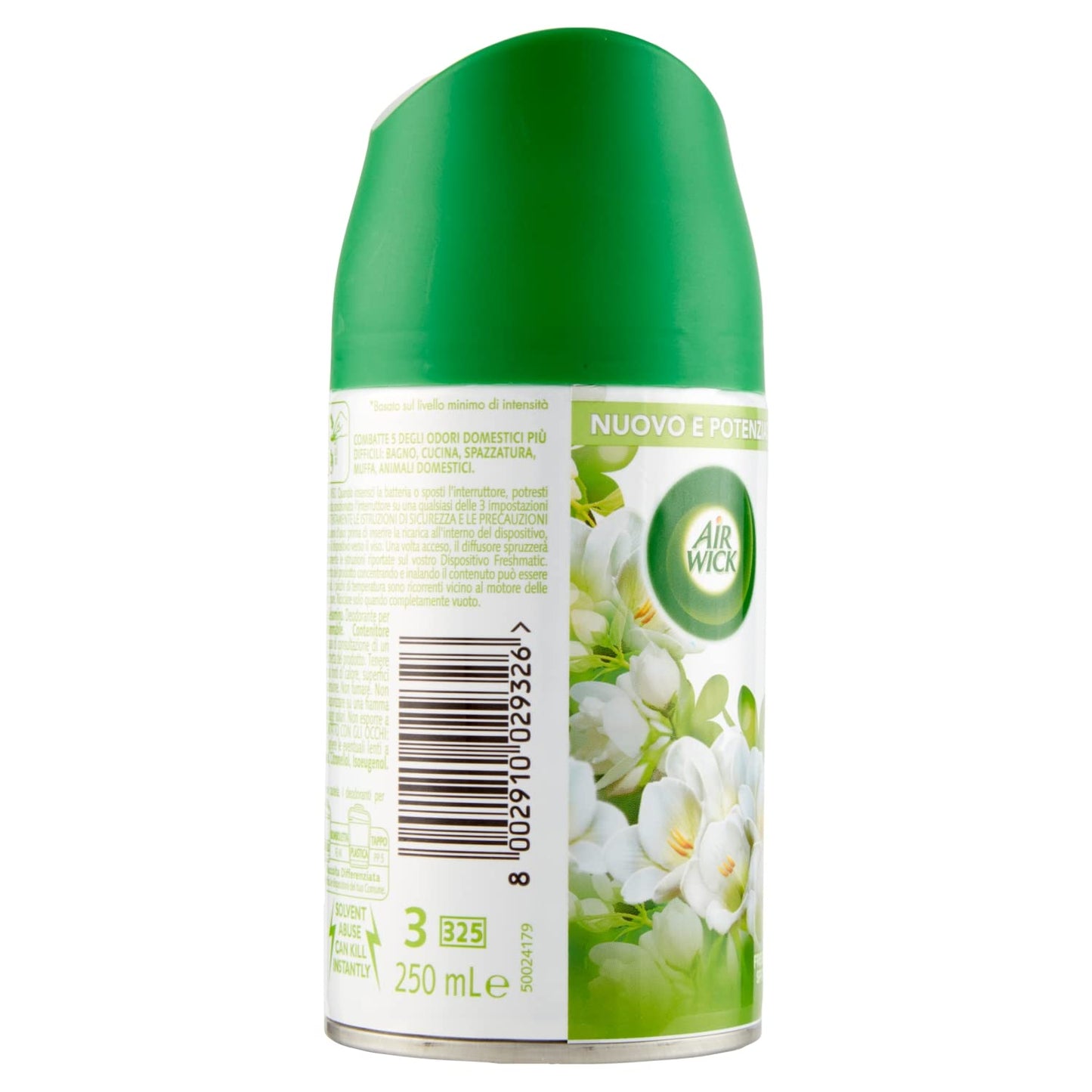 Airwick Freshmatic Ricarica Fresia Bianca e Gelsomino Profumatore per Ambiente, 250ml