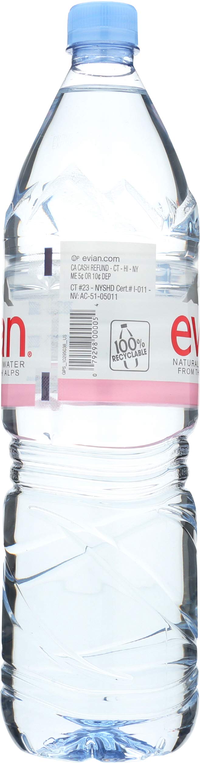 Evian. acqua minerale naturale. 1.5 L d'acqua (Confezione da 12 x 1.5 l)