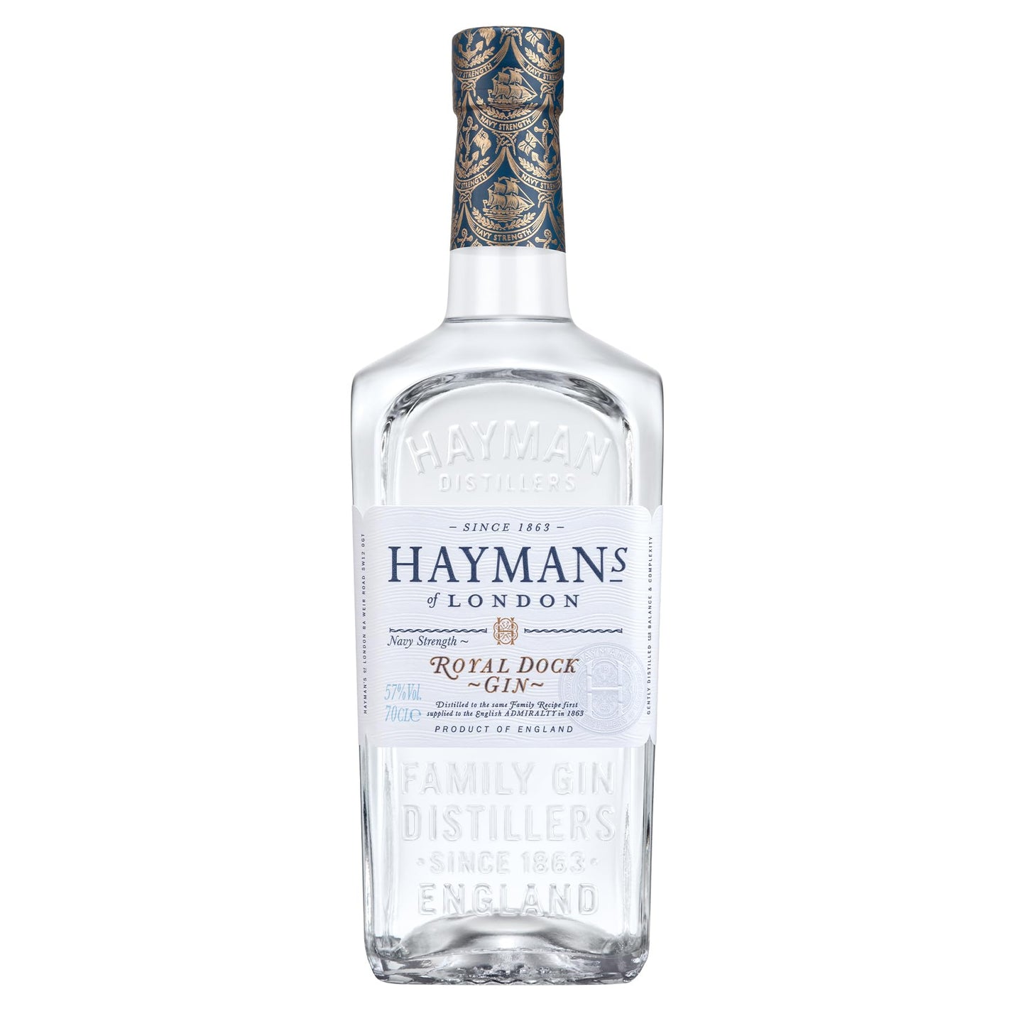 Hayman's Royal Dock Gin Navy Strength 57% Vol. 0,7l