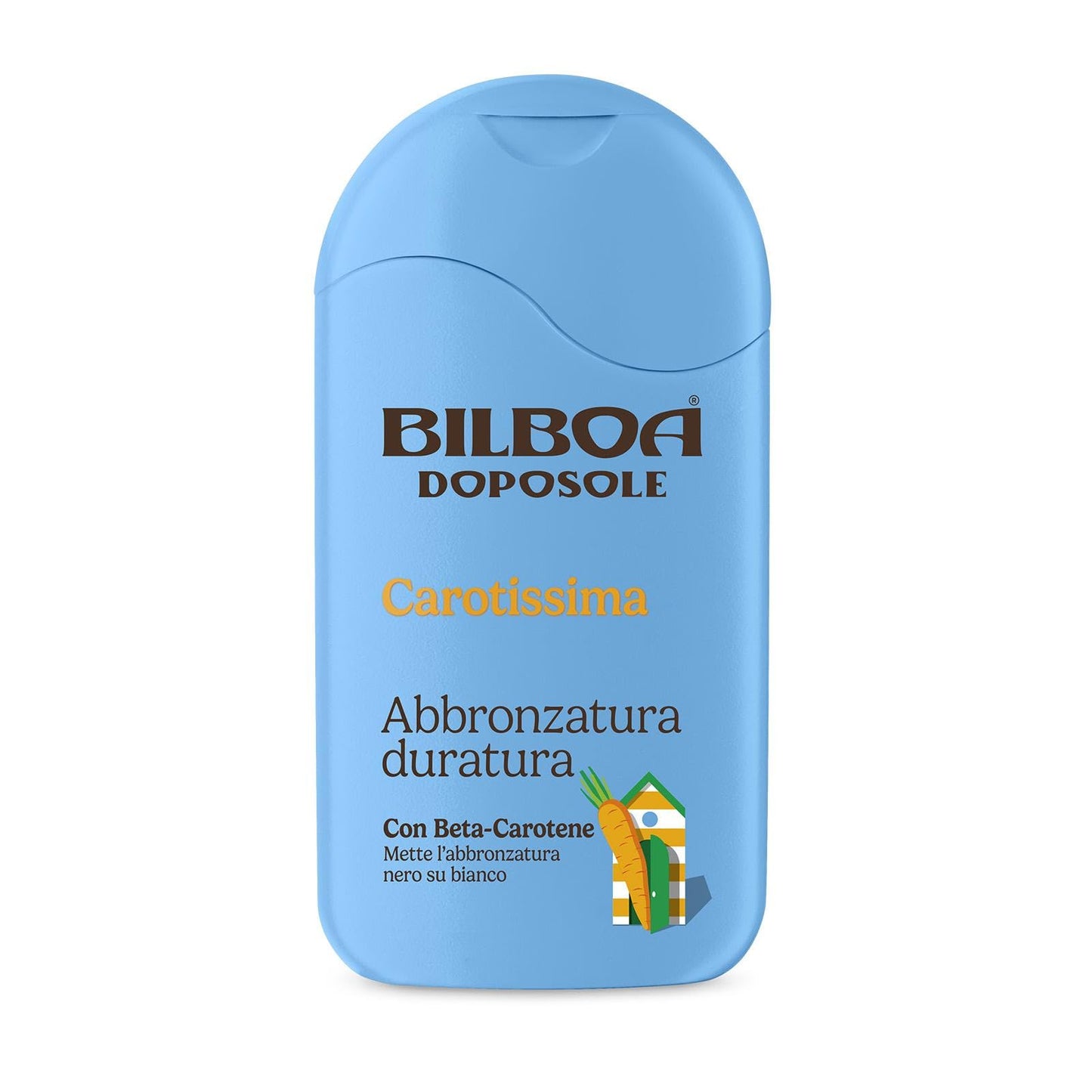 Bilboa, Doposole Carotissima, Abbronzatura Duratura con Beta-Carotene, Mette l'Abbronzatura Nero su Bianco, Dermatologicamente Testato - 200 ml