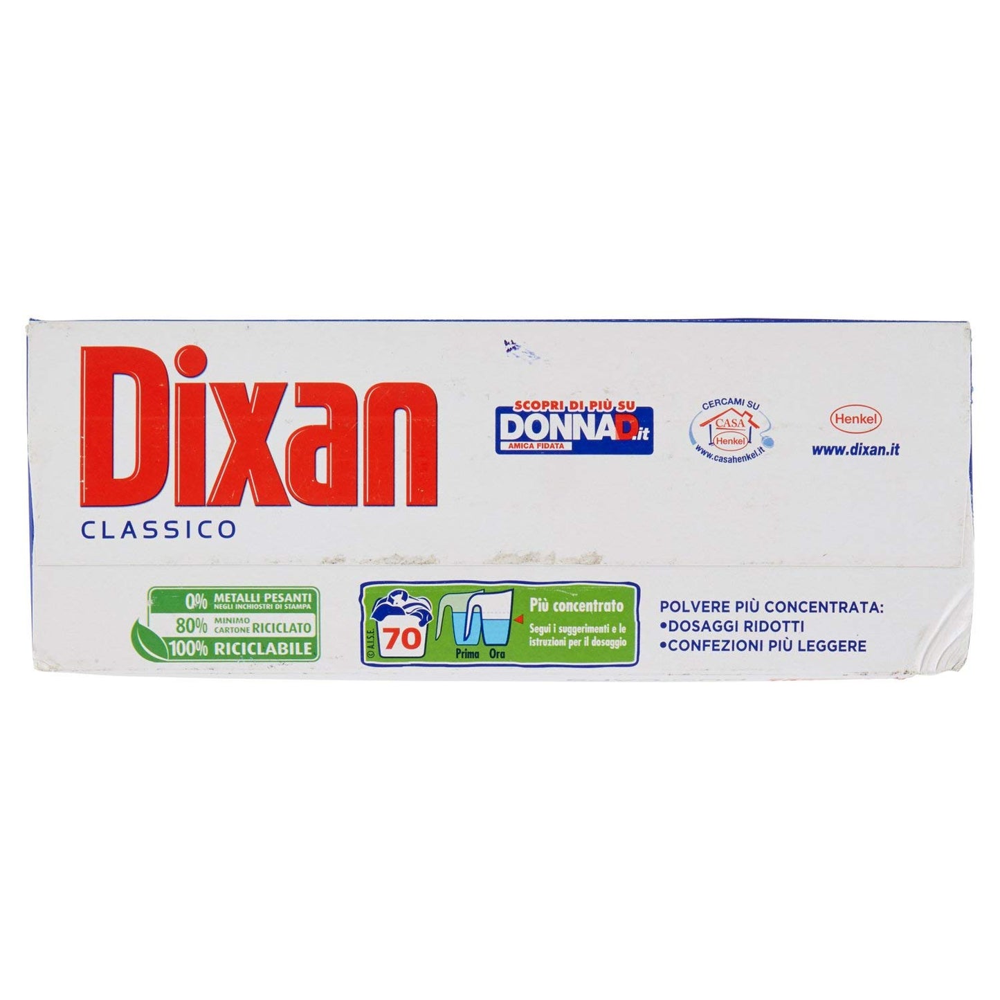 Dixan Detersivo Lavatrice in Polvere, 70 Misurini