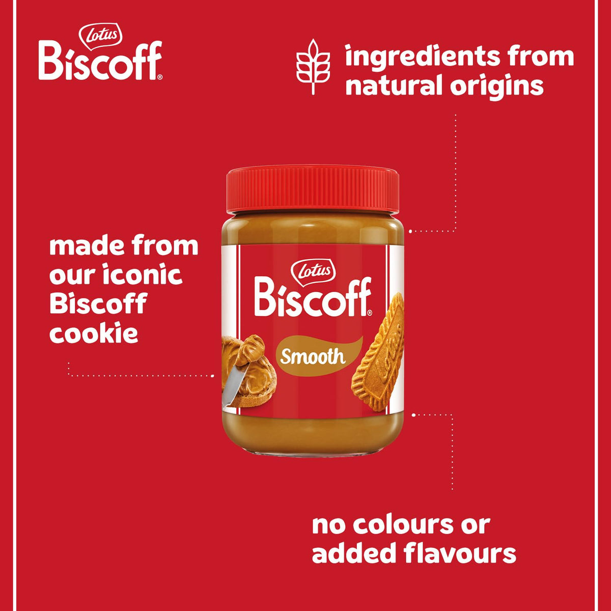 Lotus Biscoff Smooth Crema Spalmabile Dolce e cremosa con gusto Biscotto Caramellato - VEGANI - Senza Noci e senza nessun colorante o additivo artificiale - Secchiello da 3 Kg