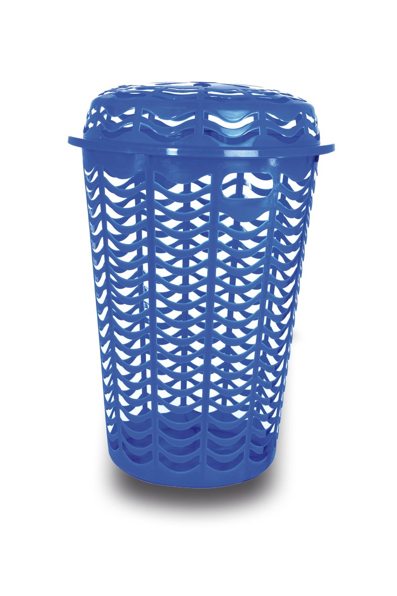 Hobby & Style Vulcano Cestone Milleusi con Coperchio, Colori Assortiti, 46 x 46 x 67 cm