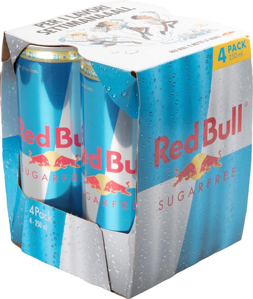 Red Bull Zero, 4 x 250ml