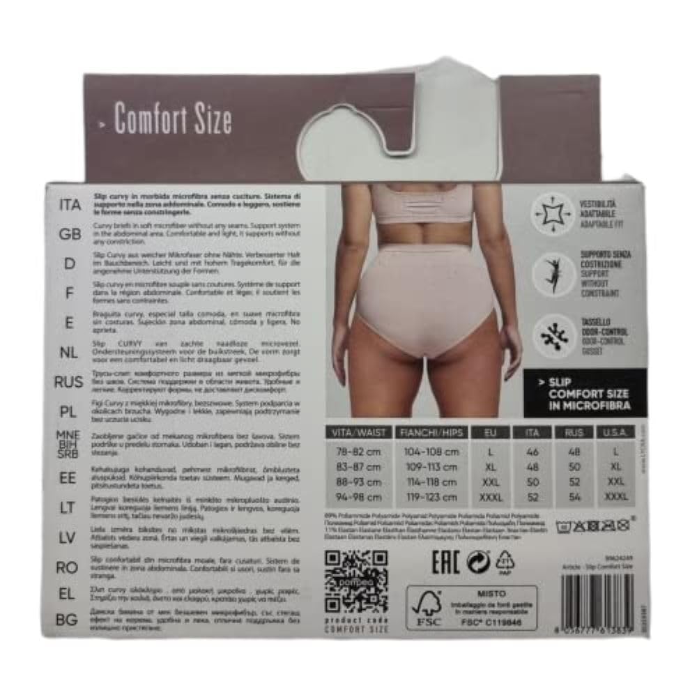 POMPEA guaina donna slip comfort size in microfibra art. 89624249