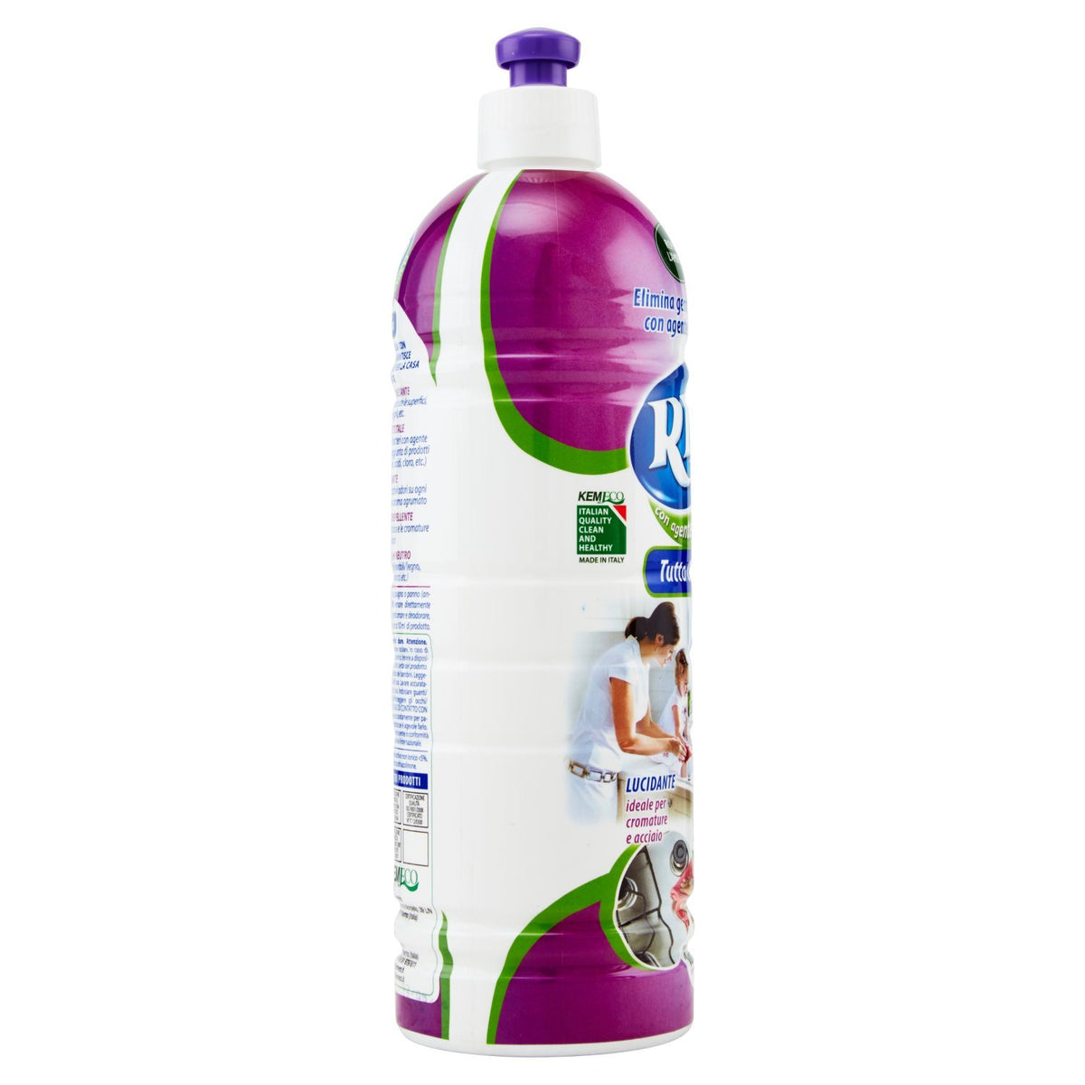 Rio Tutto Cucina Igienizzante, Sgrassante, Lucidante, Deodorante, Profumo Verdello - 750 ml