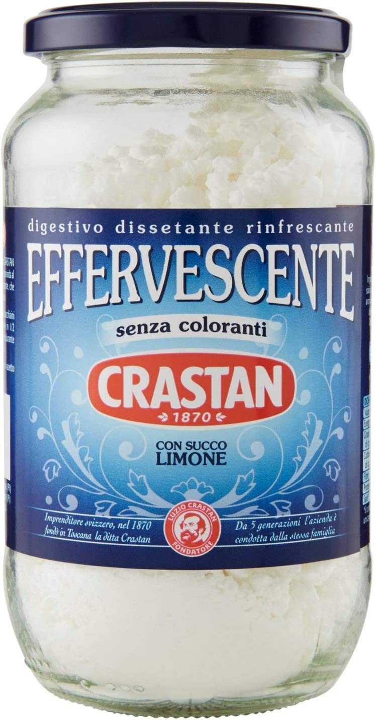 6 X Crastan limone rinfrescante digestione con profumo di limone 250 gr