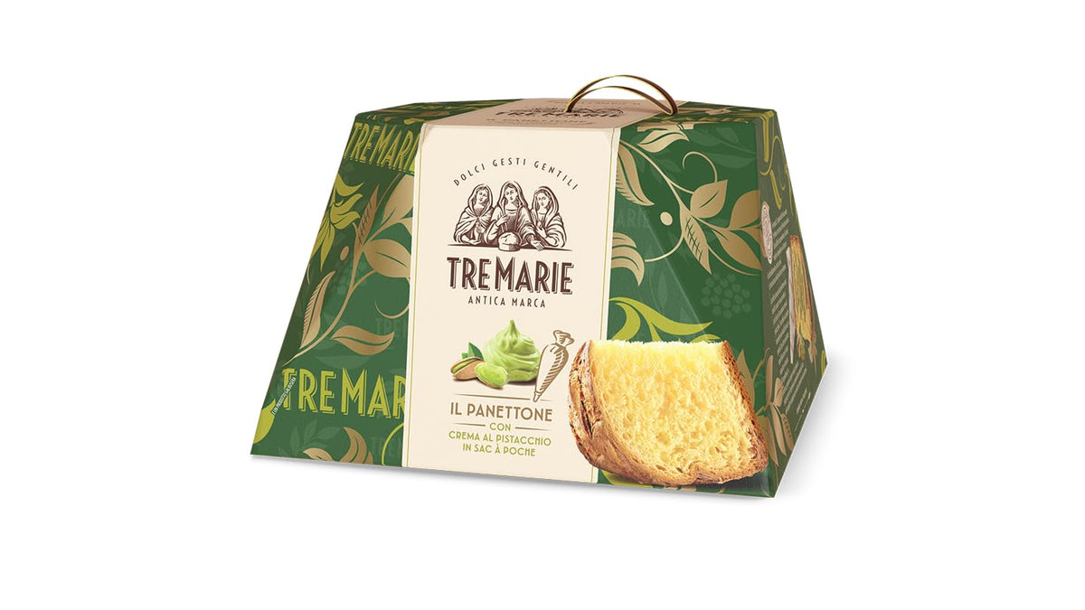 Tre Marie - Panettone al Pistacchio - 950 Gr