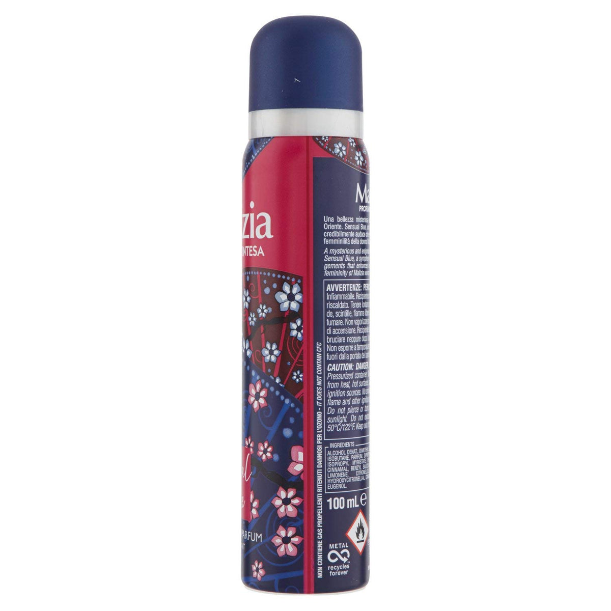 Malizia Deo Spray Seduction Blue Ml.100