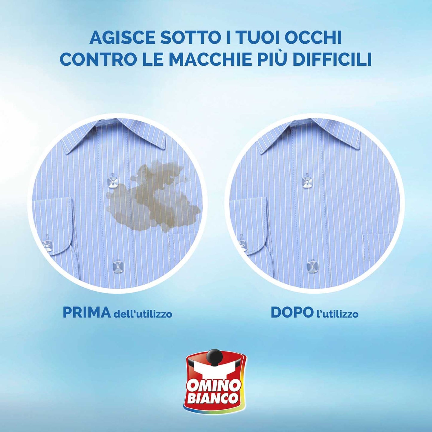 Omino Bianco - Pre-trattante Smacchia Facile, Smacchiatore Bucato, Delicato su Tessuti, per Capi Scuri e Colorati, 500 ml x 4 Pezzi