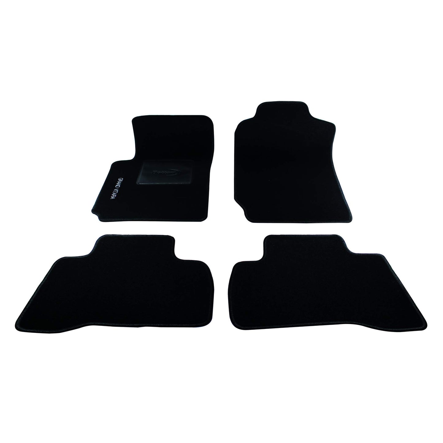 Bottari 39097 Set Tappeti Auto Su Misura In Moquette, Nero, 4 Pezzi