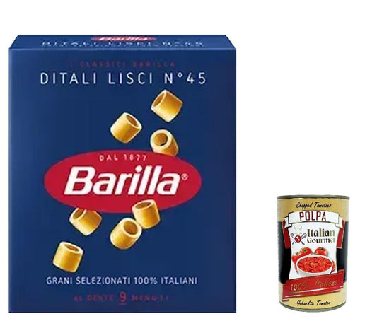 Barilla 045 Ditali Lisci - 6 pezzi da 500 g [3 kg]
