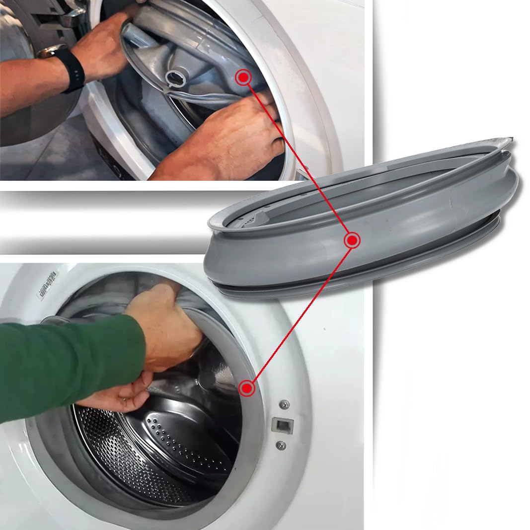 CG94 SOFFIETTO PORTA OBLO' LAVATRICE COMPATIBILE M!ELE@ 6602933-7887931